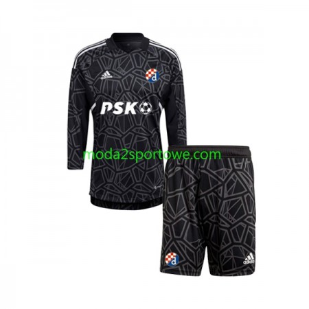 Koszulka Dinamo Zagreb Bramkarska Dziecięcy Domowe Stroje Piłkarskie 2022/23 Długi Rękaw